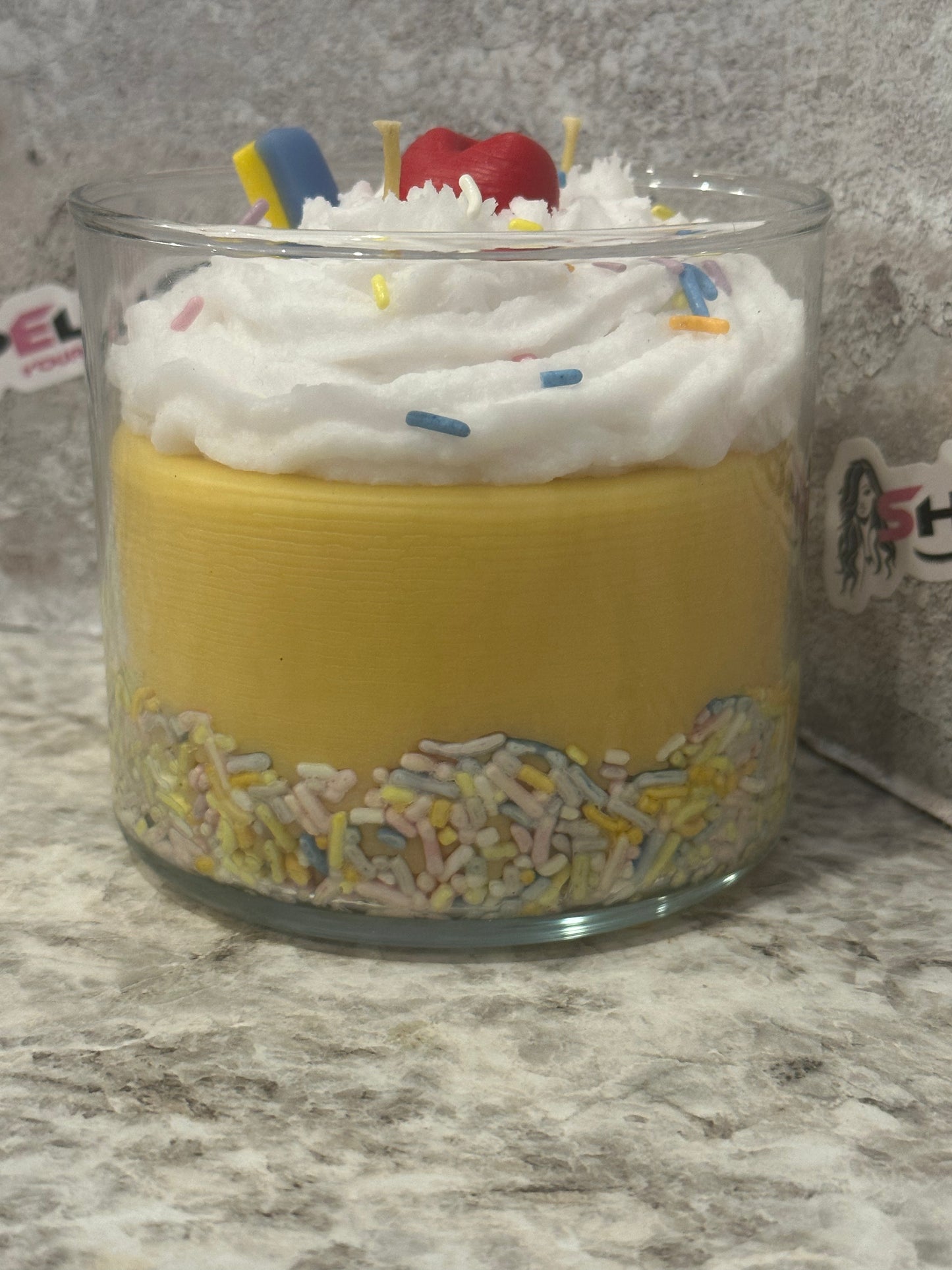 Happy BirthDay Cake Shake Scented Candle