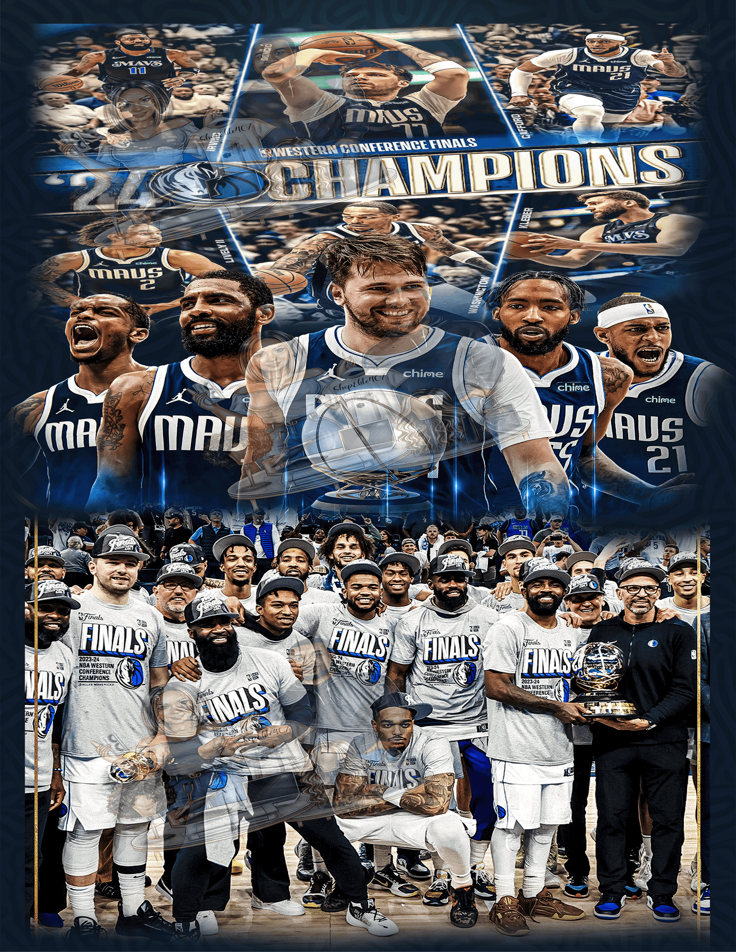 D A L L A S M A V S 2024 CHAMPIONS(DIGITAL FILE
