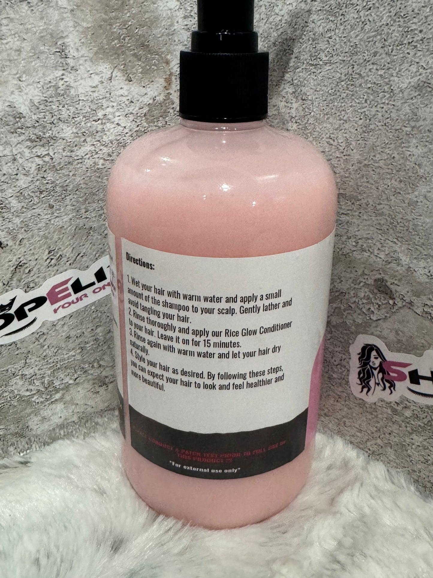 Rice Water GLOW Shampoo (Custom Scent)