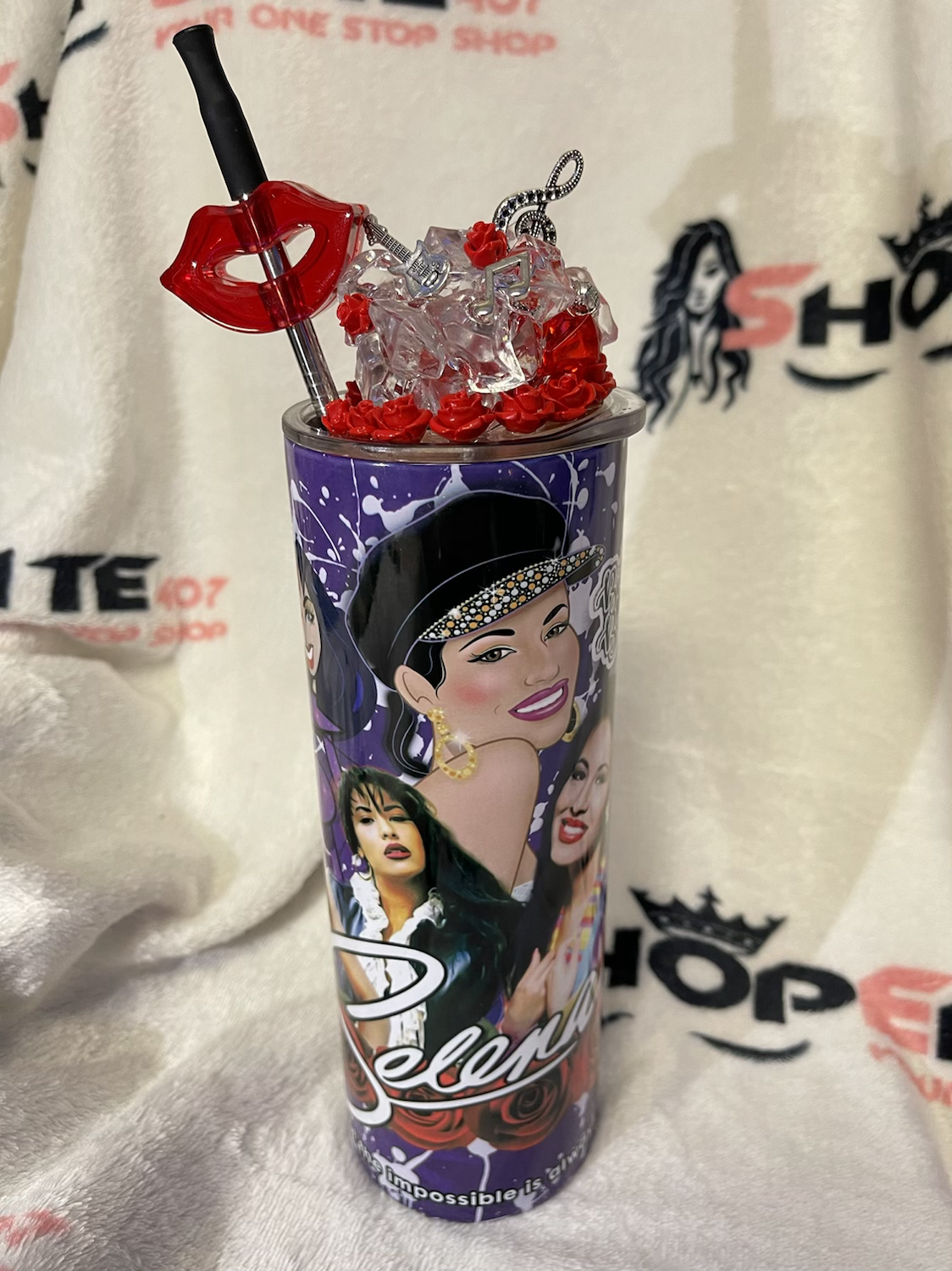 Selena Topsey Tumbler