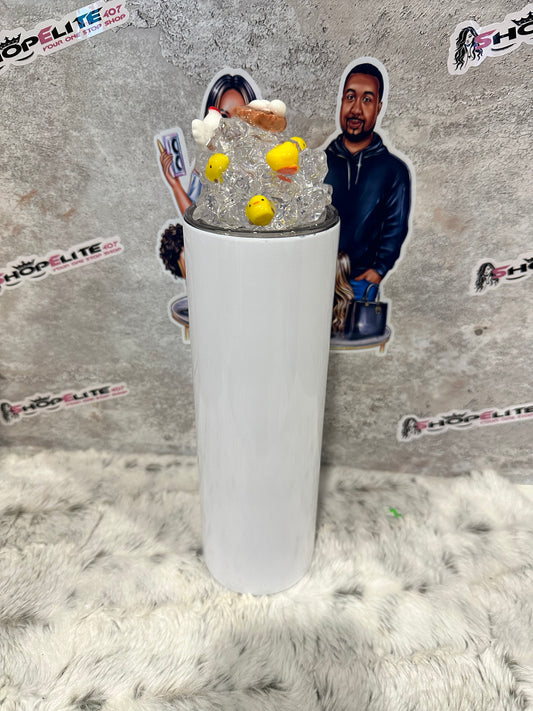 30oz Custom Tumbler with Topsey Topper